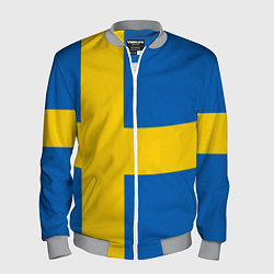 Бомбер мужской Швеция, цвет: 3D-меланж