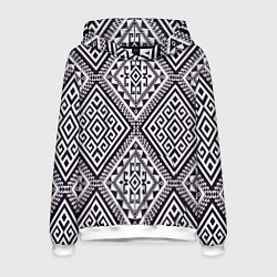 Толстовка-худи мужская Тартан, цвет: 3D-белый