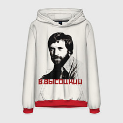 Толстовка-худи мужская Высоцкий, цвет: 3D-красный