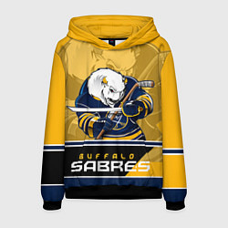 Толстовка-худи мужская Buffalo Sabres, цвет: 3D-черный