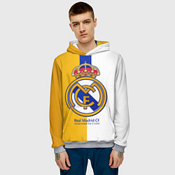 Толстовка-худи мужская Real Madrid CF, цвет: 3D-меланж — фото 2