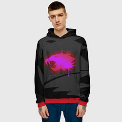 Толстовка-худи мужская CS:GO: iBUYPOWER Black Сollection, цвет: 3D-красный — фото 2