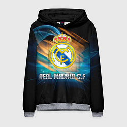 Толстовка-худи мужская Real Madrid, цвет: 3D-меланж