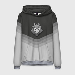 Толстовка-худи мужская G2 Esports Uniform, цвет: 3D-меланж