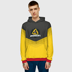 Толстовка-худи мужская Godsent Uniform, цвет: 3D-красный — фото 2