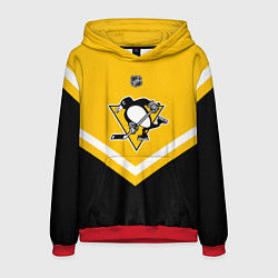 Толстовка-худи мужская NHL: Pittsburgh Penguins, цвет: 3D-красный