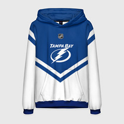 Толстовка-худи мужская NHL: Tampa Bay Lightning, цвет: 3D-синий
