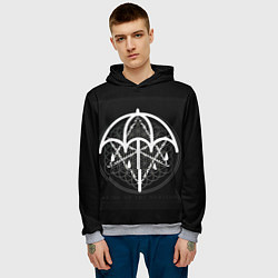 Толстовка-худи мужская BMTH: Rain Symbol, цвет: 3D-меланж — фото 2