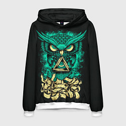 Толстовка-худи мужская Bring Me The Horizon: Owl, цвет: 3D-белый