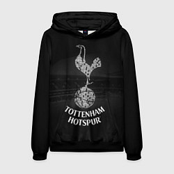 Толстовка-худи мужская Tottenham Hotspur, цвет: 3D-черный