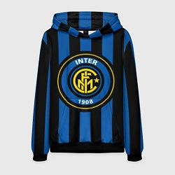 Толстовка-худи мужская Inter FC 1908, цвет: 3D-черный