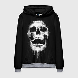 Толстовка-худи мужская Evil Skull, цвет: 3D-меланж