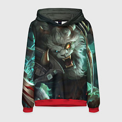 Толстовка-худи мужская Ренгар, цвет: 3D-красный