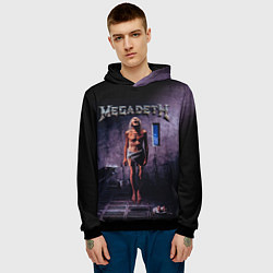 Толстовка-худи мужская Megadeth: Madness, цвет: 3D-черный — фото 2