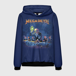 Толстовка-худи мужская Megadeth: Rust In Peace, цвет: 3D-черный