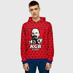 Толстовка-худи мужская KGB: So Good, цвет: 3D-синий — фото 2