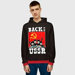 Толстовка-худи мужская Back In The USSR, цвет: 3D-красный — фото 2
