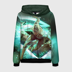 Толстовка-худи мужская Цири, цвет: 3D-черный