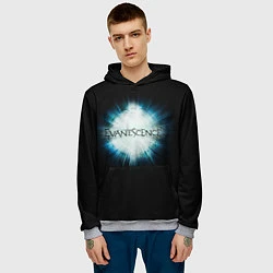 Толстовка-худи мужская Evanescence Explode, цвет: 3D-меланж — фото 2