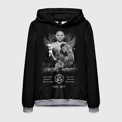 Толстовка-худи мужская Bennington Memories, цвет: 3D-меланж