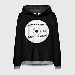 Толстовка-худи мужская SOAD: Steal this album, цвет: 3D-меланж