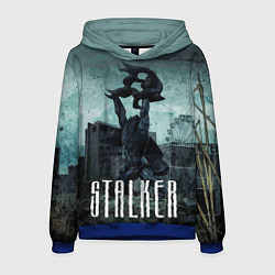 Толстовка-худи мужская STALKER: Pripyat, цвет: 3D-синий