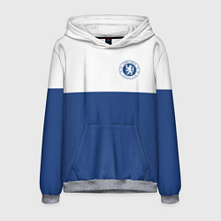 Толстовка-худи мужская Chelsea FC: Light Blue, цвет: 3D-меланж