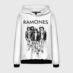 Толстовка-худи мужская Ramones Party цвета 3D-черный — фото 1