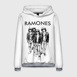 Толстовка-худи мужская Ramones Party, цвет: 3D-меланж