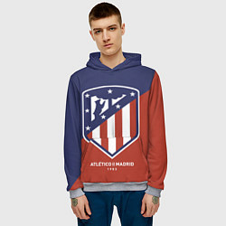 Толстовка-худи мужская Atletico Madrid FC 1903, цвет: 3D-меланж — фото 2