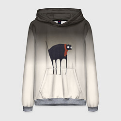 Толстовка-худи мужская Первый снег, цвет: 3D-меланж