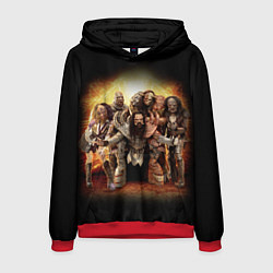 Толстовка-худи мужская LORDI, цвет: 3D-красный