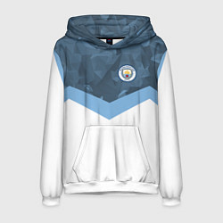 Толстовка-худи мужская Manchester City FC: Sport, цвет: 3D-белый