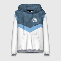 Толстовка-худи мужская Manchester City FC: Sport, цвет: 3D-меланж