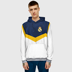 Толстовка-худи мужская Real Madrid FC: Sport, цвет: 3D-меланж — фото 2