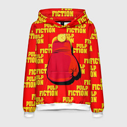 Толстовка-худи мужская Pulp Fiction: Boxing glove, цвет: 3D-белый