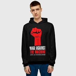 Толстовка-худи мужская Rage Against the Machine, цвет: 3D-черный — фото 2