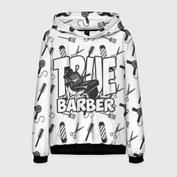 Толстовка-худи мужская True Barber, цвет: 3D-черный