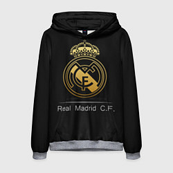 Толстовка-худи мужская FC Real Madrid: Gold Edition, цвет: 3D-меланж