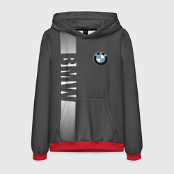 Толстовка-худи мужская BMW SPORT, цвет: 3D-красный