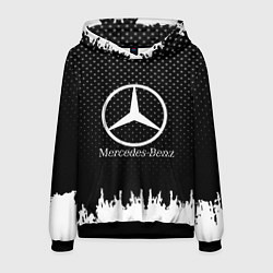 Толстовка-худи мужская Mercedes-Benz: Black Side, цвет: 3D-черный