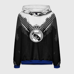 Толстовка-худи мужская FC Real Madrid: Black Style, цвет: 3D-синий