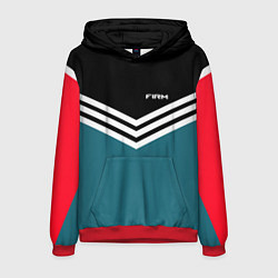 Толстовка-худи мужская Firm 90s: Arrows Style, цвет: 3D-красный
