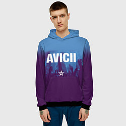Толстовка-худи мужская Avicii Star цвета 3D-черный — фото 2