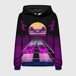 Толстовка-худи мужская Digital Race, цвет: 3D-синий