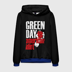 Толстовка-худи мужская Green Day: American Idiot, цвет: 3D-синий