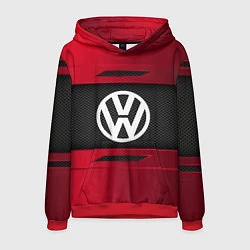 Толстовка-худи мужская Volkswagen Collection, цвет: 3D-красный
