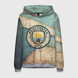 Толстовка-худи мужская FC Man City: Old Style, цвет: 3D-меланж