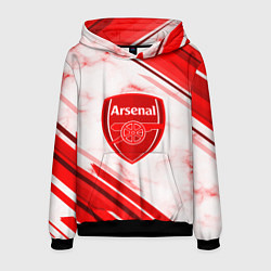 Толстовка-худи мужская Arsenal, цвет: 3D-черный