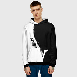 Толстовка-худи мужская Skillet Shadow, цвет: 3D-черный — фото 2